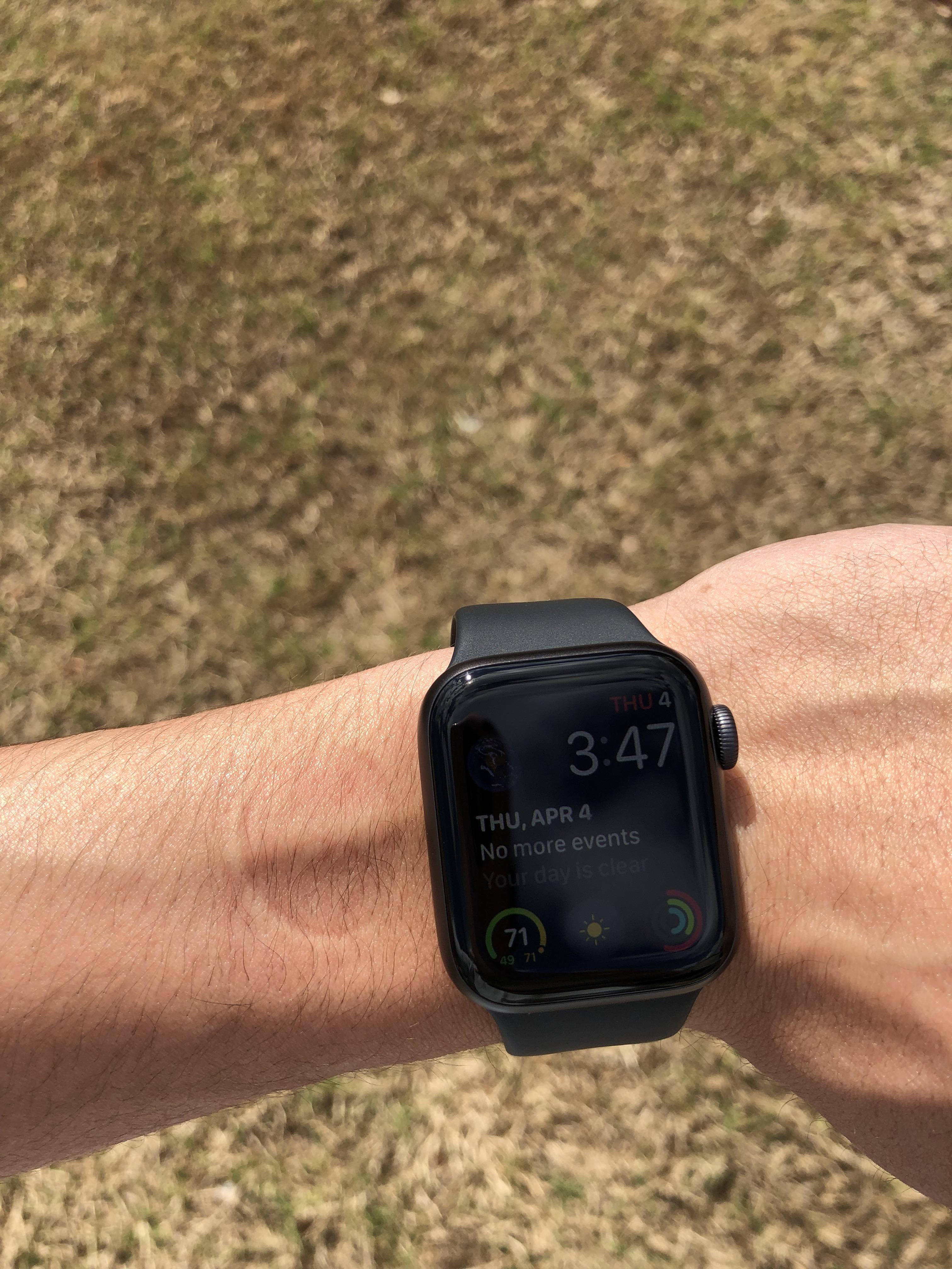 WTS] Apple Watch Series 4 40mm GPS Space Grey Aluminum $350.00