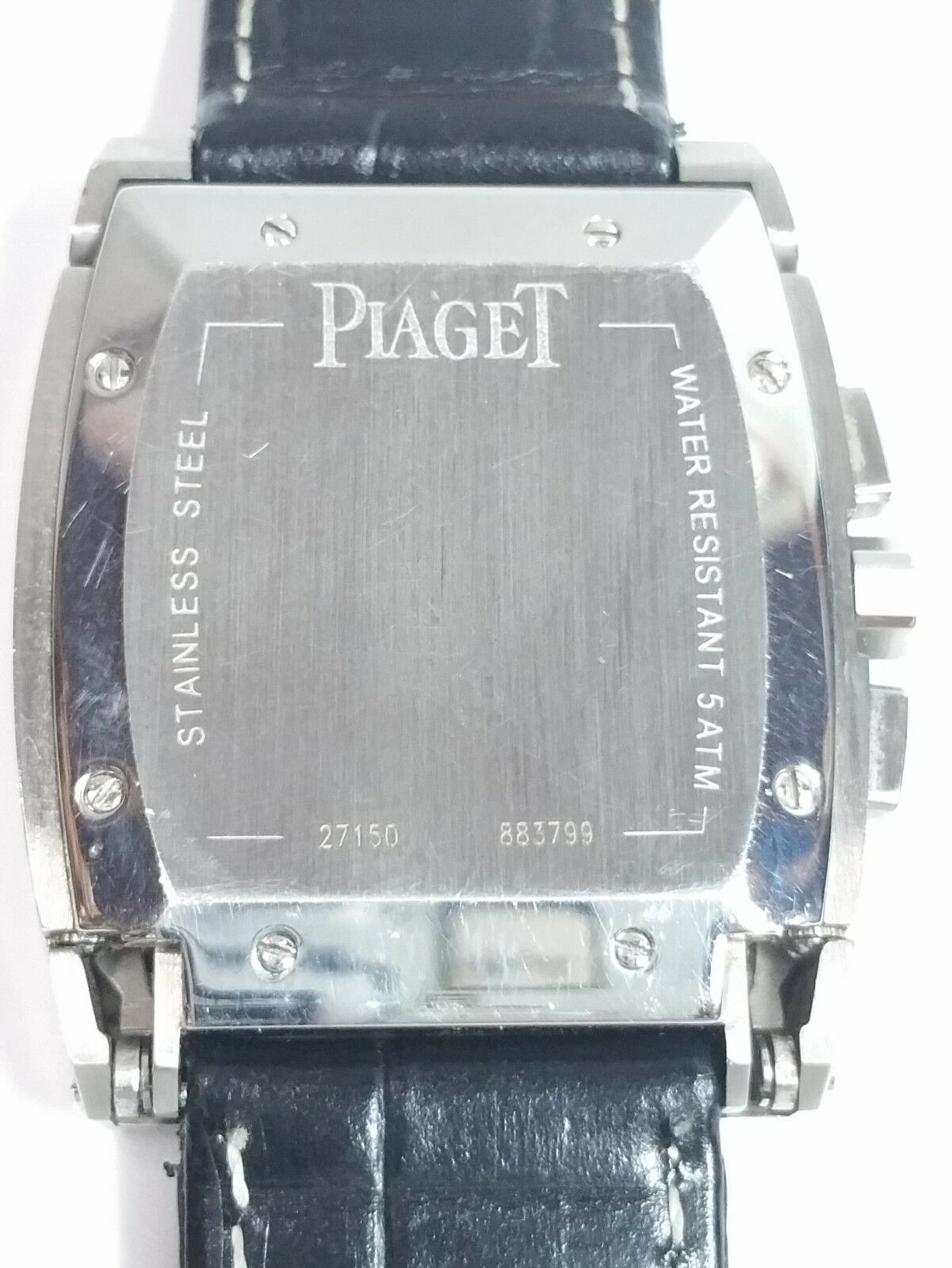 Piaget Upstream Chronograph 27150 Stainless Steel Leather