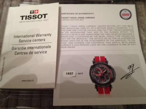 Tissot Moto GP Watch. Jorge Lorenzo Ltd. Edition 2017 WatchCharts