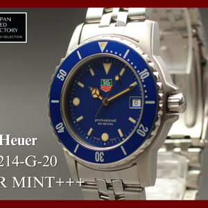 NEAR MINT+++] TAG Heuer 1500 WD1214-G-20 Blue Dial 200M Men's