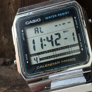 AUTHENTIC Nice Vintage Gents CASIO A280 CALENDAR MEMO Digital