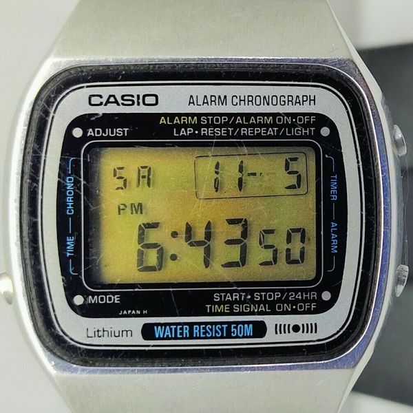VINTAGE CASIO 106 W-52 DIGITAL WATCH | WatchCharts Marketplace