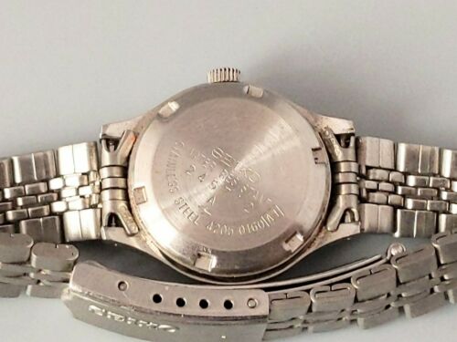 Vintage Seiko Automatic Ladies Watch 17 Jewels Date Window Working