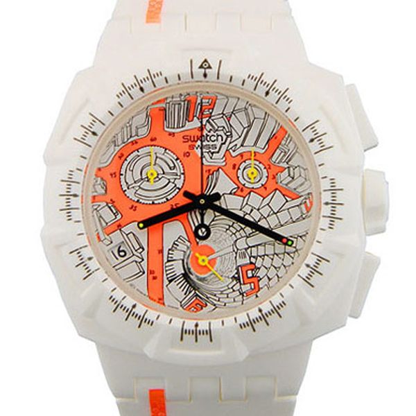 SUIW411CHRONO PLASTIC [STREET MAP PINK] (Swatch Treat Map Pink) SUIW411 ...