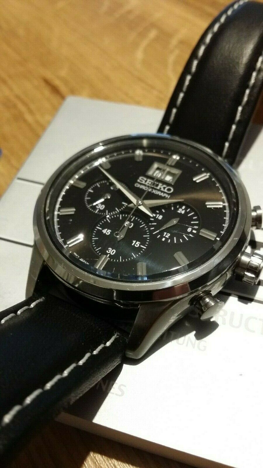 SEIKO SPC083P2 +OVP BIG-DATE CHRONOGRAPH HERREN UHR | WatchCharts