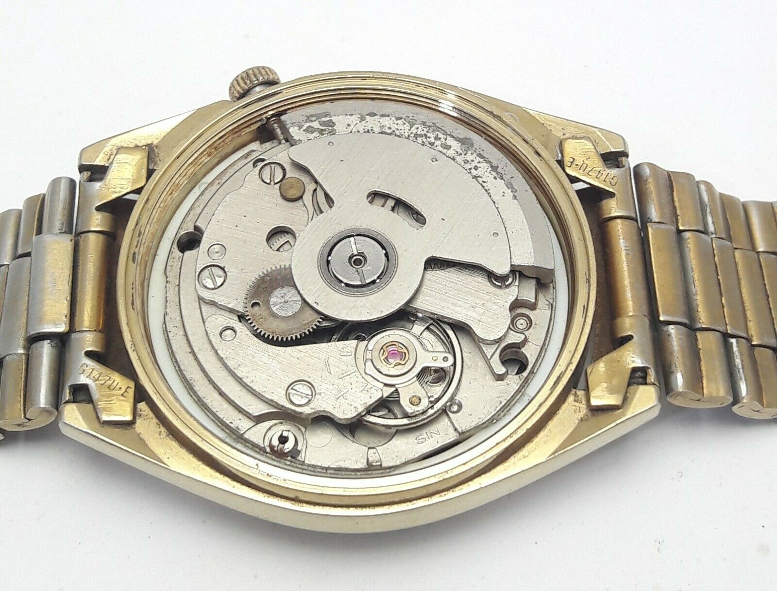VINTAGE SEIKO 5 7009-786A F AUTOMATIC 17J JAPAN MEN'S WATCH (1860