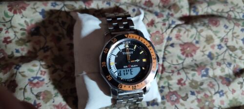 TISSOT SEA-T TOUCH 腕時計　ティソ シータッチ　EN13319 RARE TISSOT SEA TOUCH MENS WATERPROOF DIGITAL/ANALOGUE WATCH MODEL