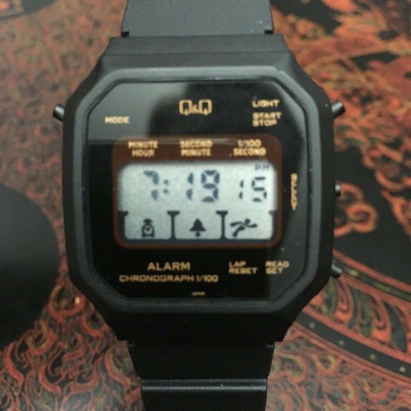 Vintage Citizen Q Q Vega Digital Watch Japan Watchcharts