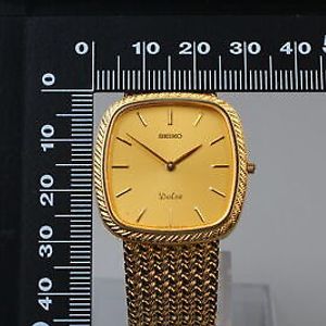 vintage SEIKO Dolce 腕時計 8N40-5040 gold SEIKO Watch Dolce 8N40-5040 Gold Men's Quartz h014 | eBay