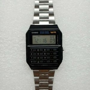 80's WR 3208 CA-53W Bank Calculator w/Stainless Steel Band | WatchCharts