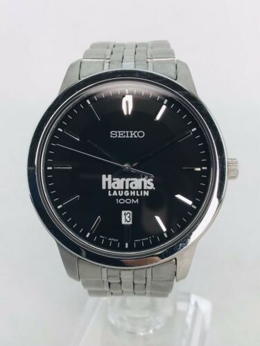 Mens Seiko Watch 6N42 00A0 Harrah s Casino Lauhlin Dial New