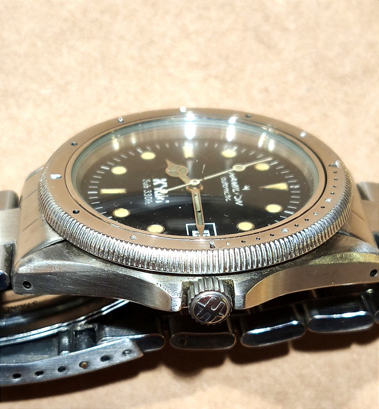 Hamilton Khaki Lancaster Automatic Sub 330ft ref. 9443 anni 80