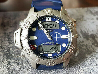 RARE CITIZEN PROMASTER AQUALAND AIR DIVER DEPTH METER C500 AIDA