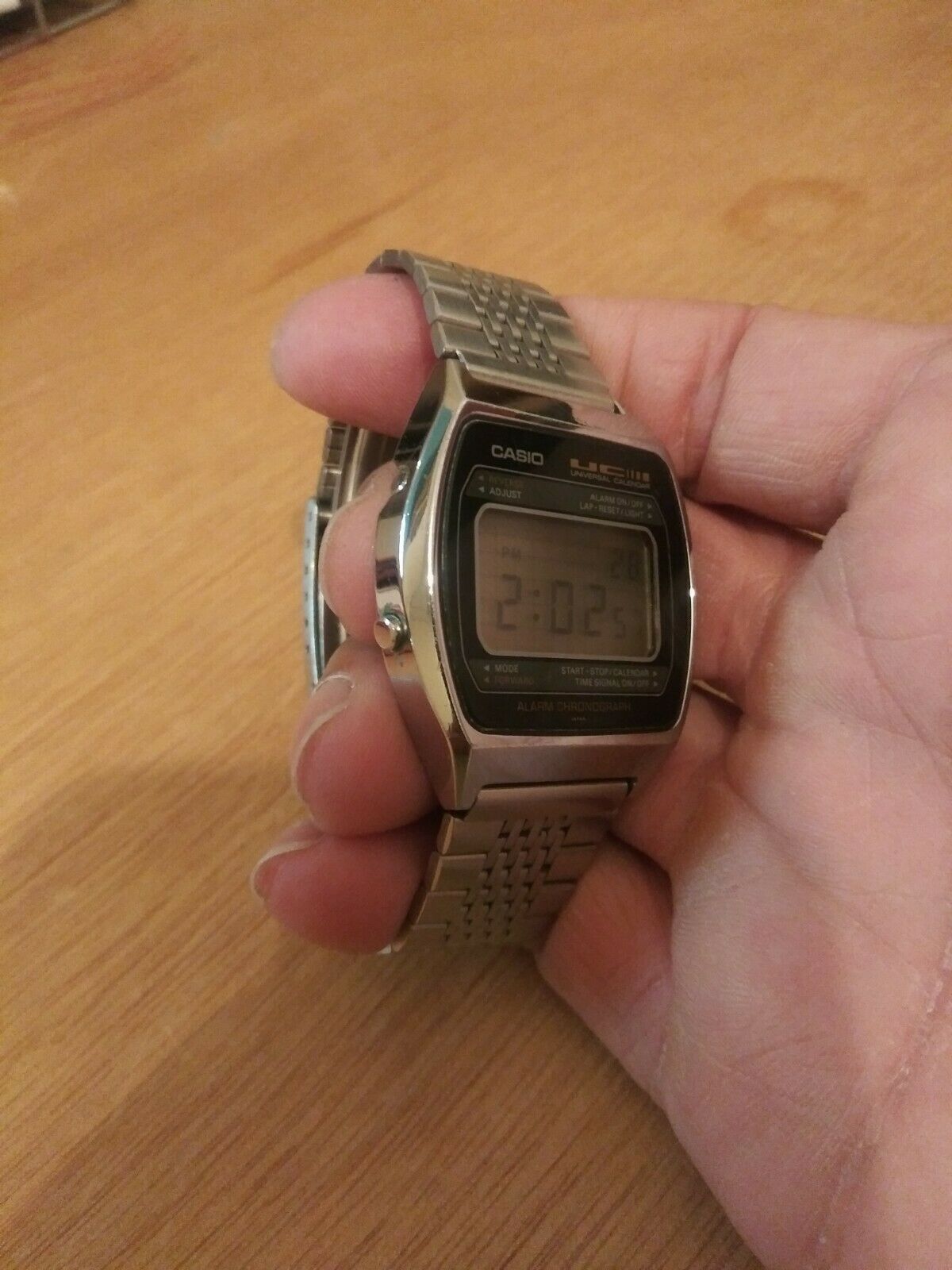Vintage Casio Universal Calendar 79-QS 39 Module Alarm LCD Digital 
