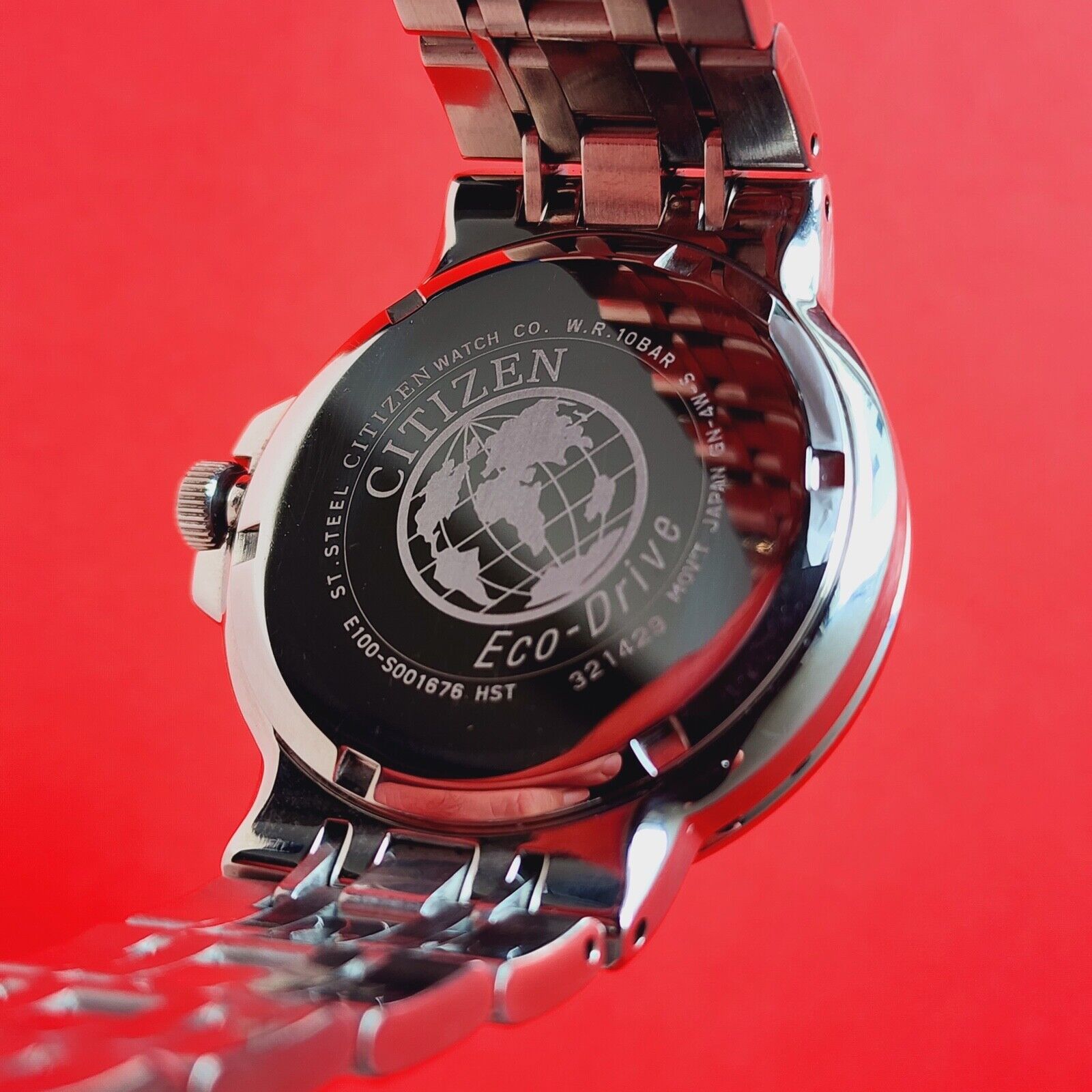BUY Citizen Eco-Drive World Time Sapphire Leather Strap