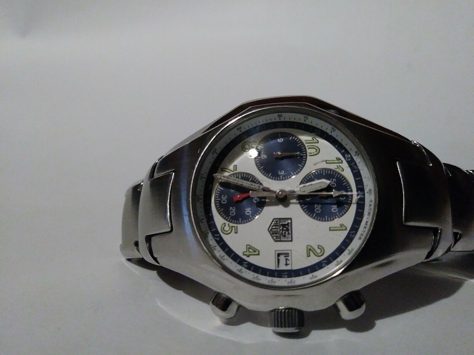 RARE TAG HEUER 999 706K STAINLESS STEEL SAPPHIRE