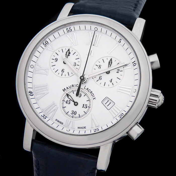 MAURICE LACROIX LES CLASSIQUES 1 10 CHRONOGRAPH 7 ZEIGER SAPPHIRE