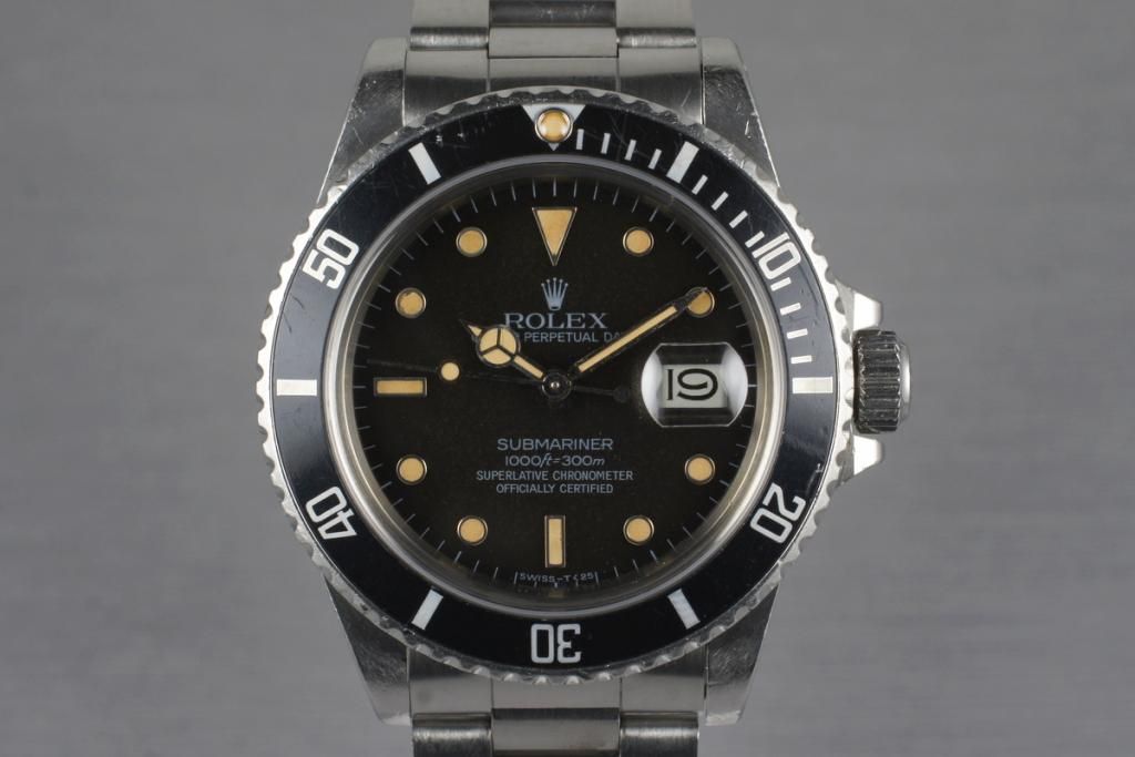 FS 1983 Rolex Submariner Ref 16800 WatchCharts Marketplace