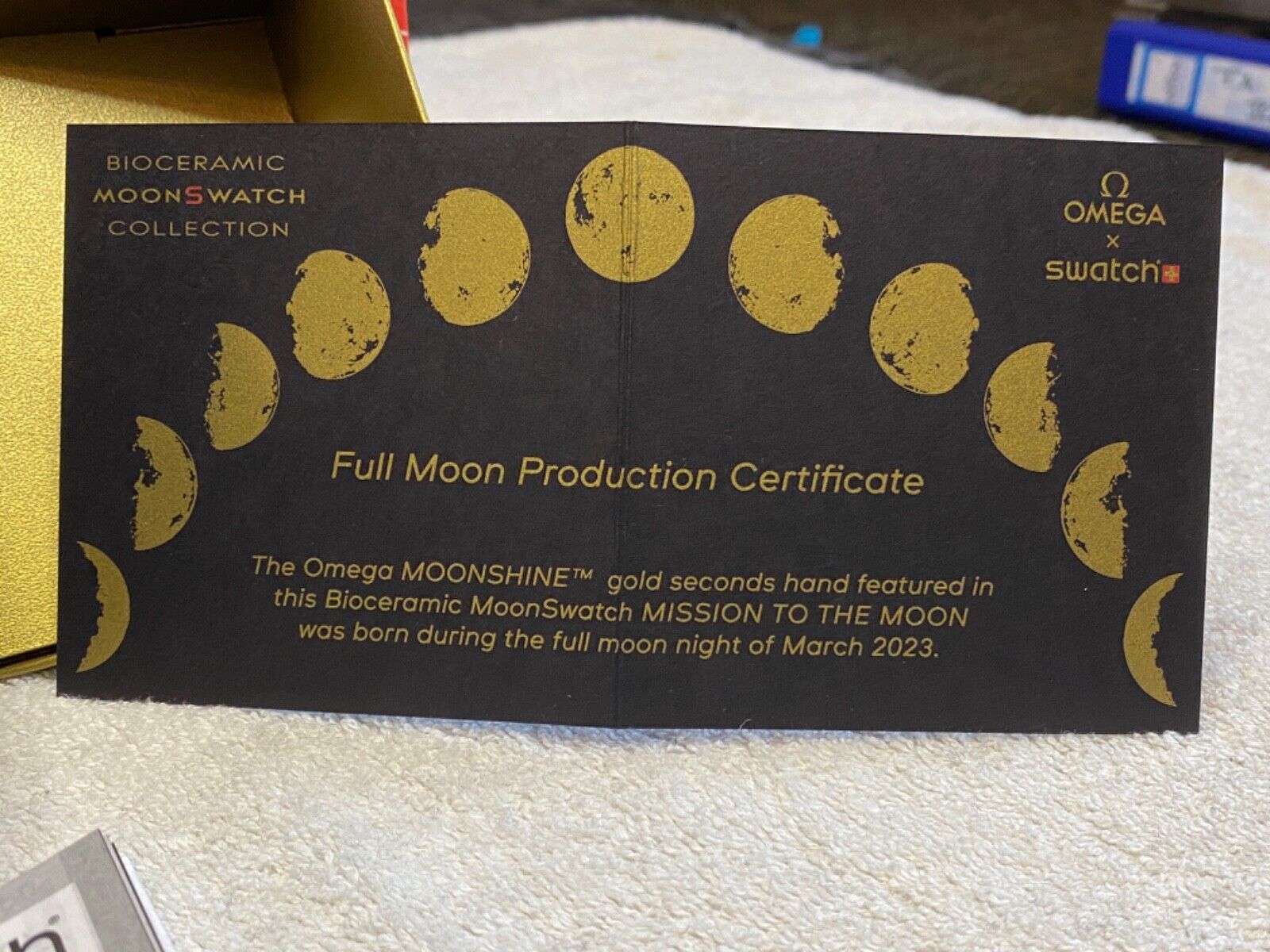 Omega x Swatch MoonSwatch Mission To The Moon - Moonshine Gold