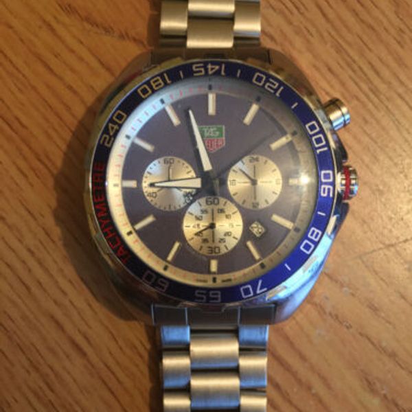 Tag Heuer Formula 1 Blue and Gold Men s Watch XCAZ2011. XX018376. WatchCharts Marketplace