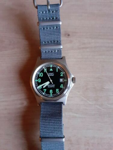 MWC G10 LM Stainless Steel Military Watch with Date Window
