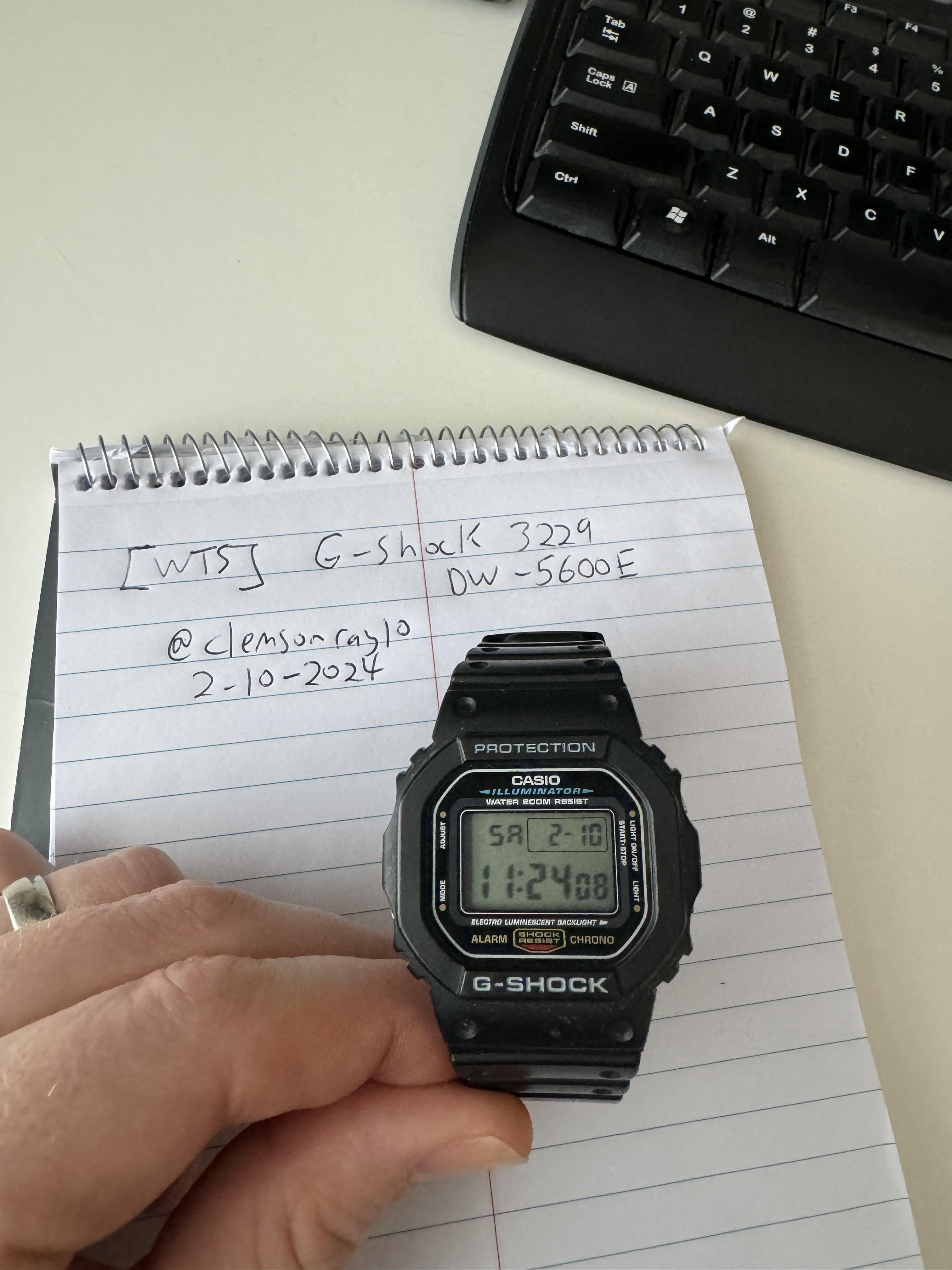 WTS] G-Shock 3229 DW-5600E | WatchCharts