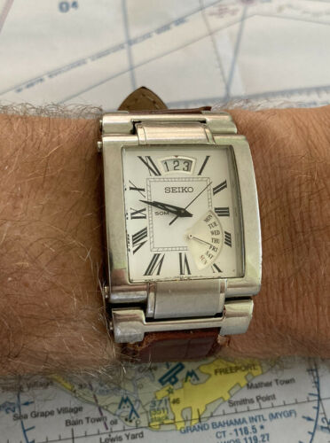 Seiko Daydate 50M Water Resistant 5 Bar Stainless Steel 5Y63
