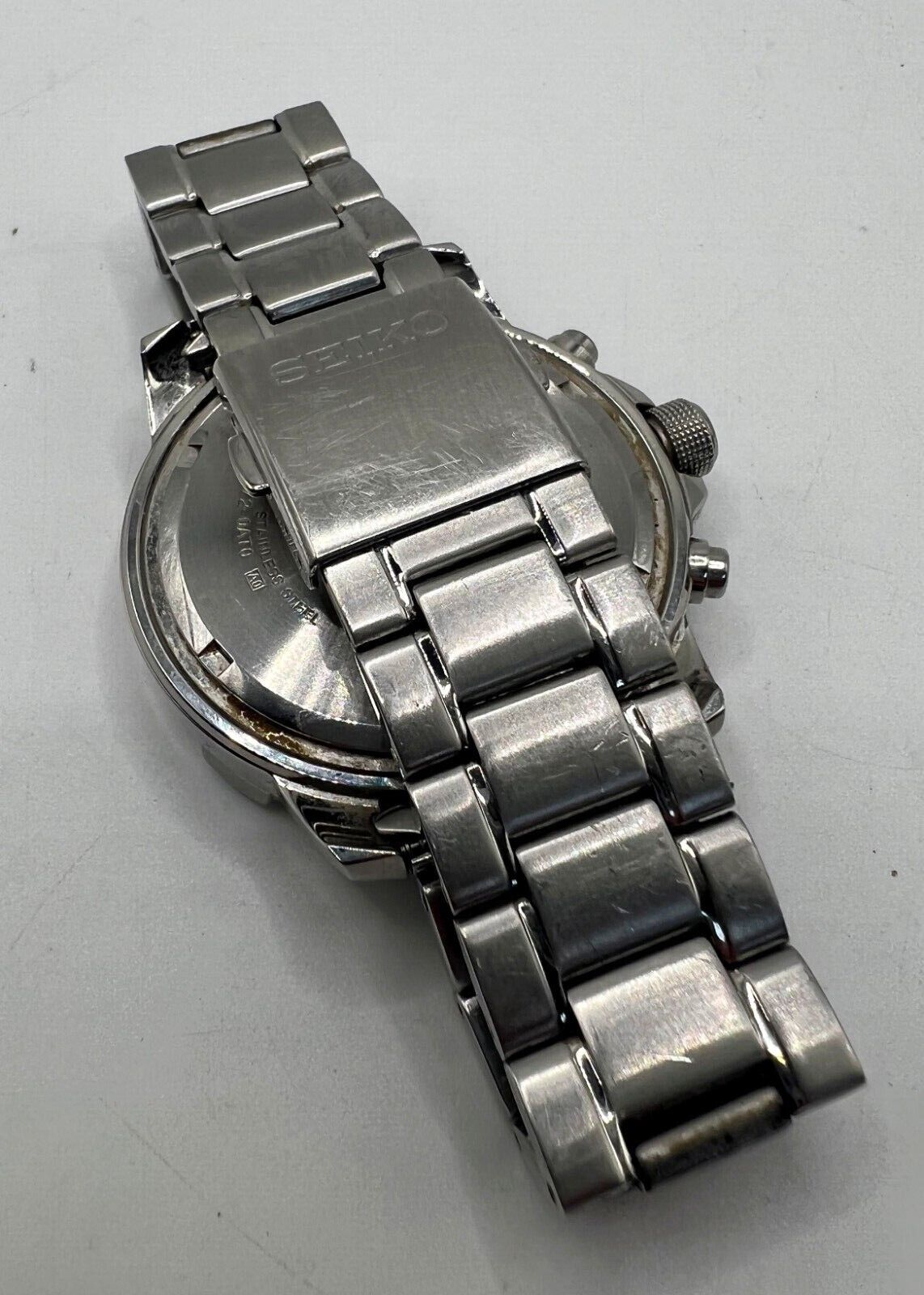 Seiko Solar Chronograph Mens Watch V172-0AT0 *Please Read Seiko Solar Chronograph Mens Watch V172-0AT0 *Please Read