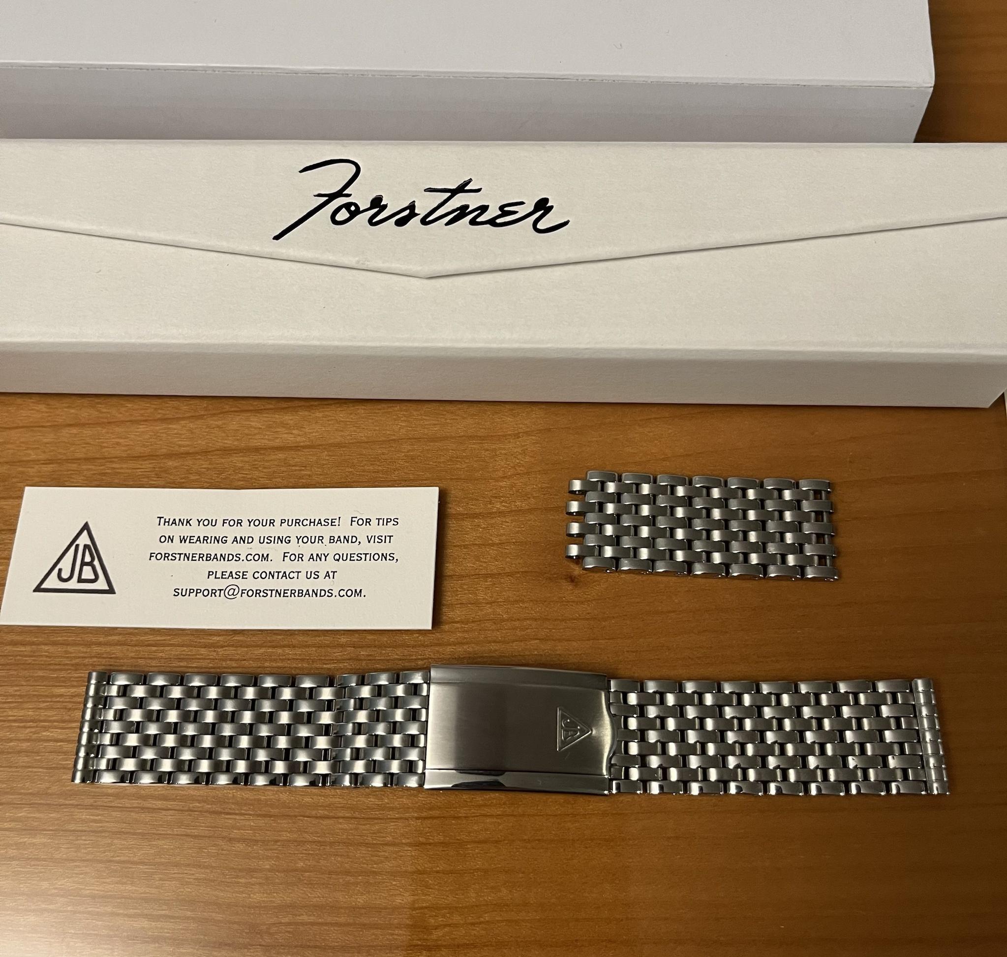 WTS] Forstner 18mm 9-Row Beads of Rice Bracelet 316L
