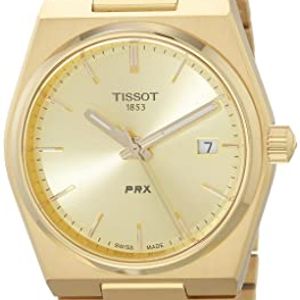 Tissot PRX 35mm Orologio Unisex Al Quarzo - Cassa Acciaio 316L, Quadrante Grigio, Cinturino Acciaio (T1372101135100)