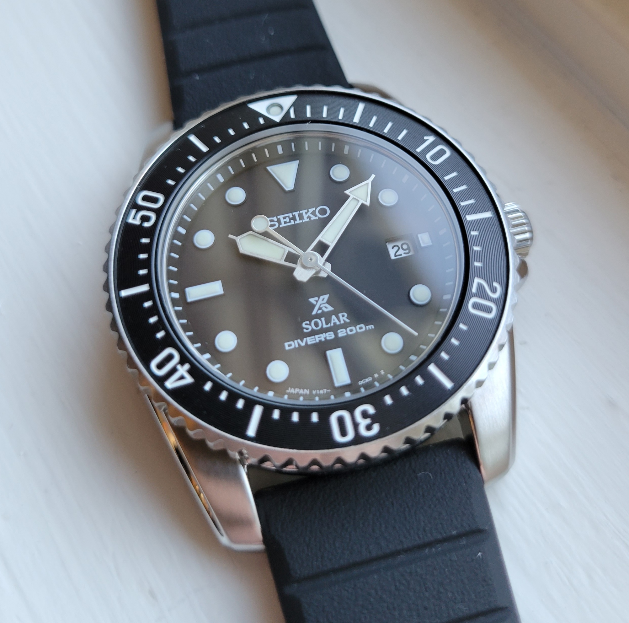 275 USD] Seiko  Solar Diver's Watch SNE573 | WatchCharts