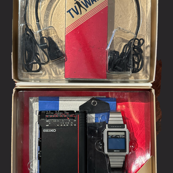 Remote Model Rto1a Retro Seiko TV Watch RTO1A in original packaging! | WatchCharts Marketplace