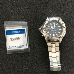 Seiko 25th Anniversary Dura-Ace Shimano Kinetic Watch Air Diver's