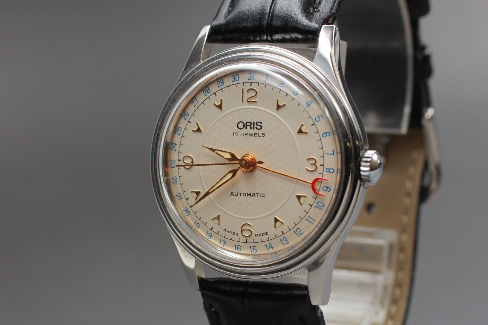 Vintage NEAR MINT Oris Pointer 7403 40 Date Automatic Men s