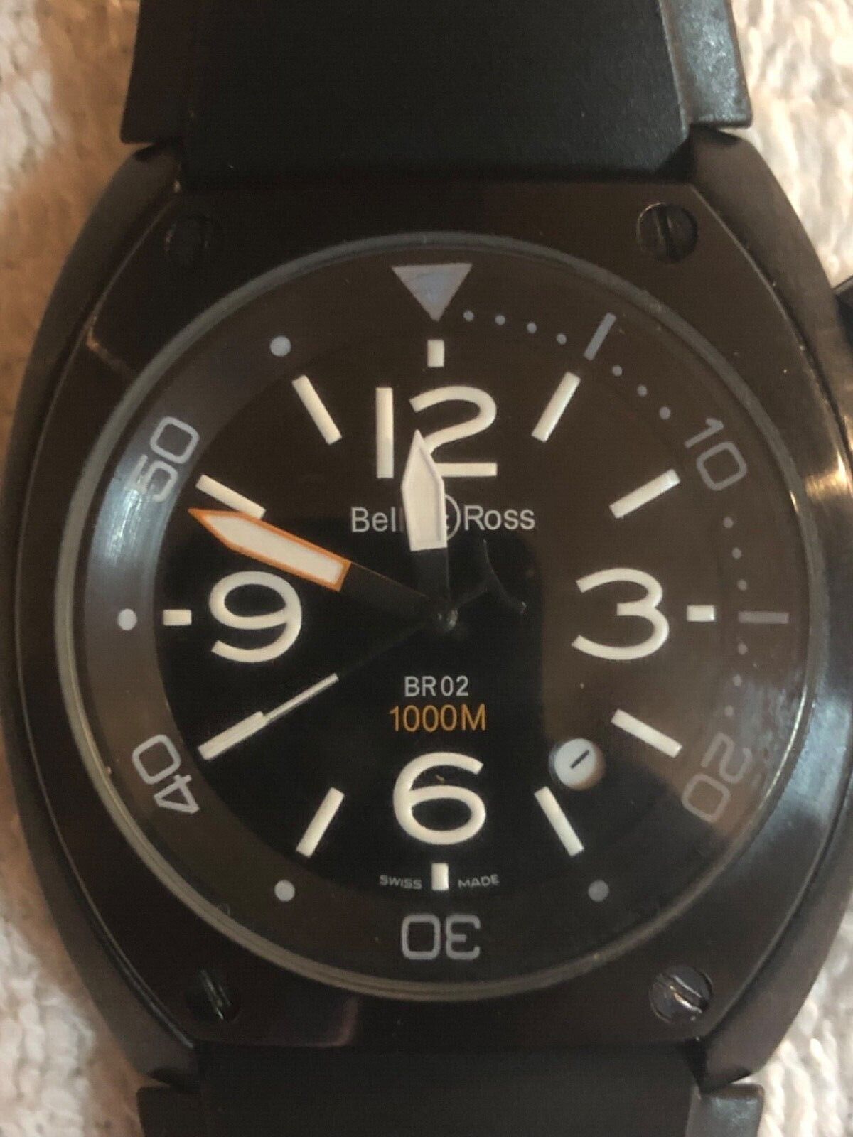 Bell Ross Marine Pro Diver Black Men s Watch BR02 00 5 00000