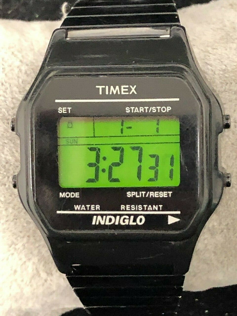 timex indiglo digital watch