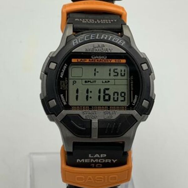 NEW! Vintage Casio ACL-100 Accelator Sport Watch Runner Lap