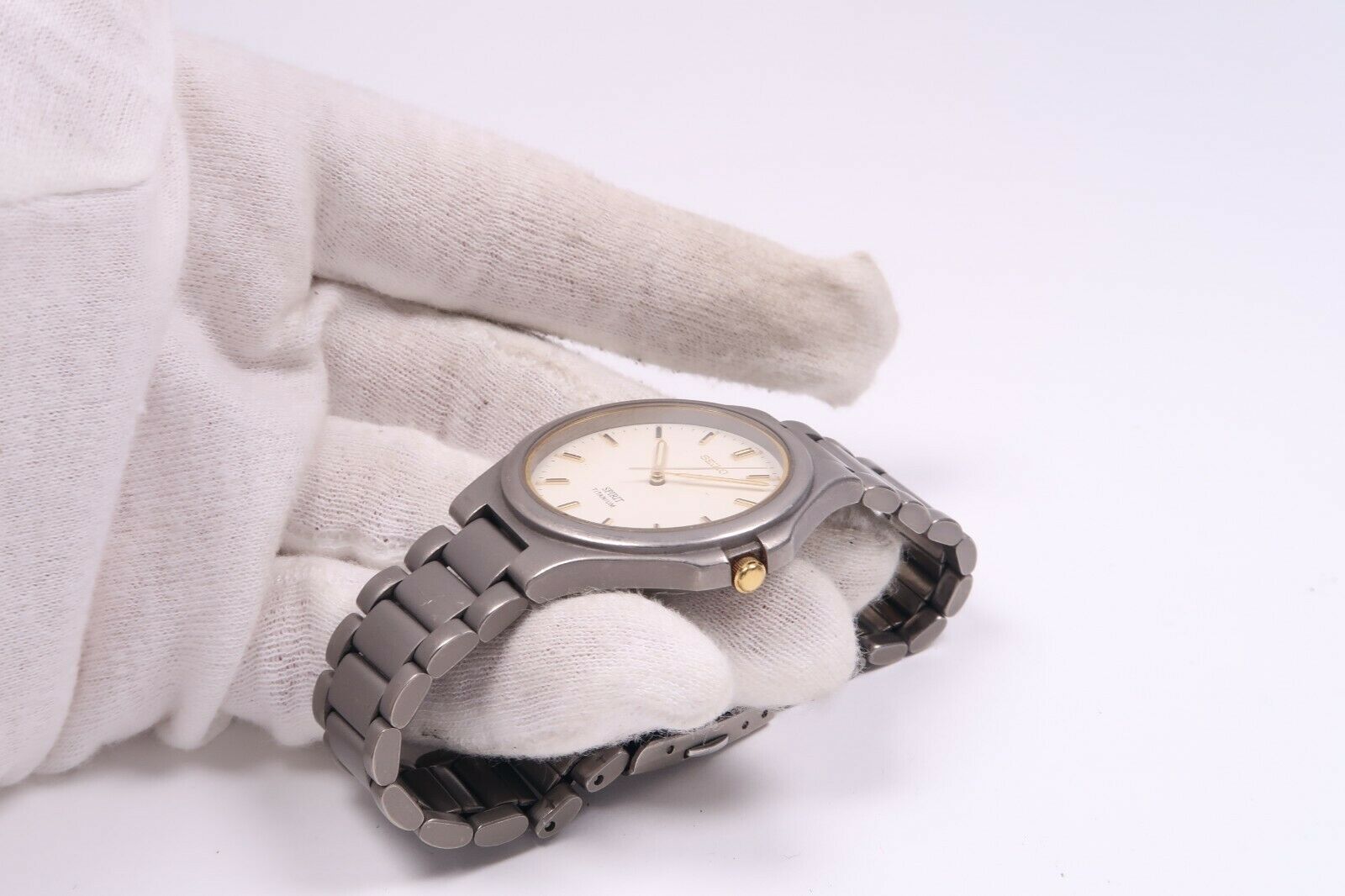 Vintage SEIKO SPIRIT TITANIUM 7N01-7100 Watch JAPAN