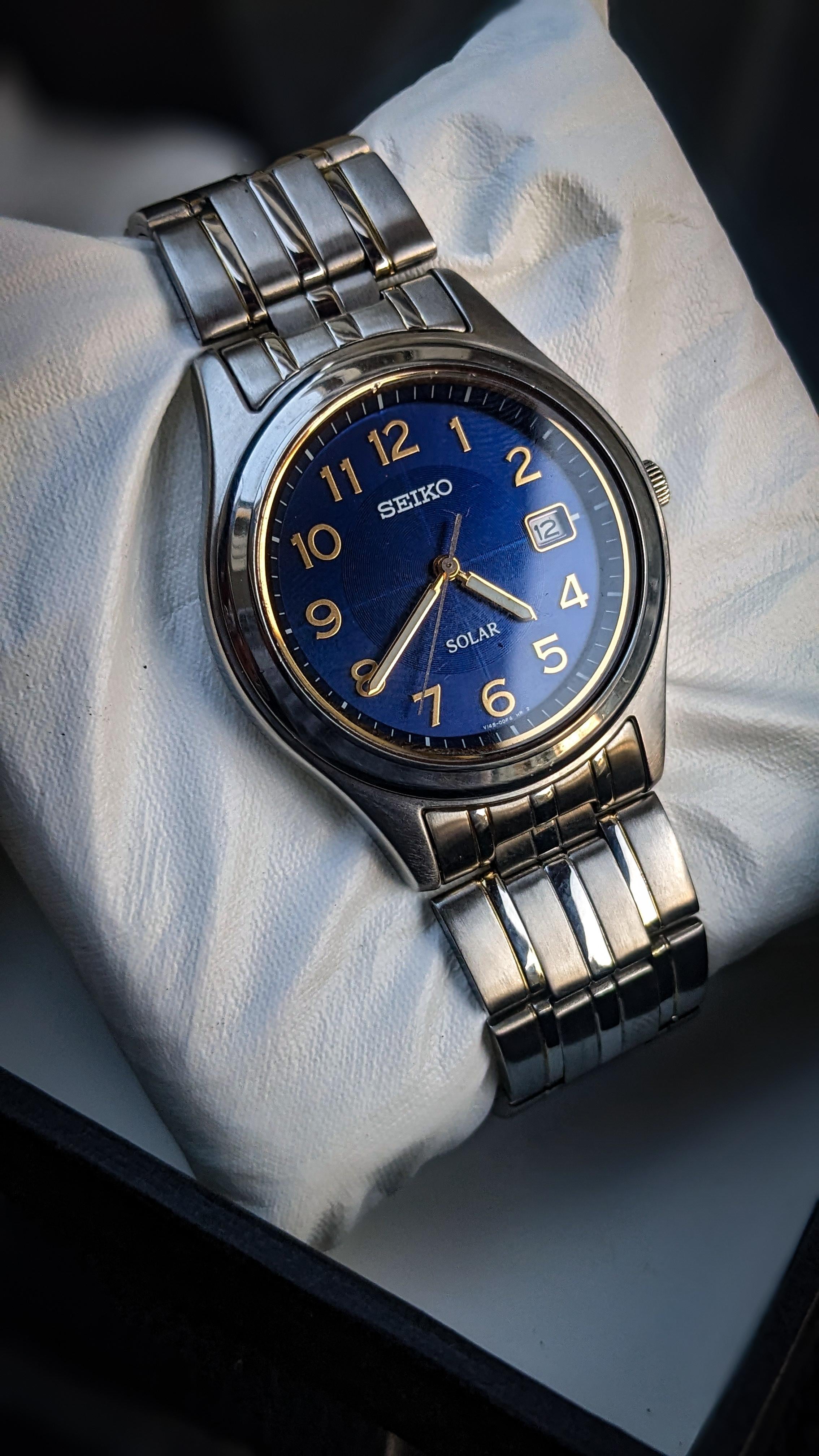 SEIKO - V145-0BV0 SOLAR メルカリ Watch Dial Solar Seiko Vintage 