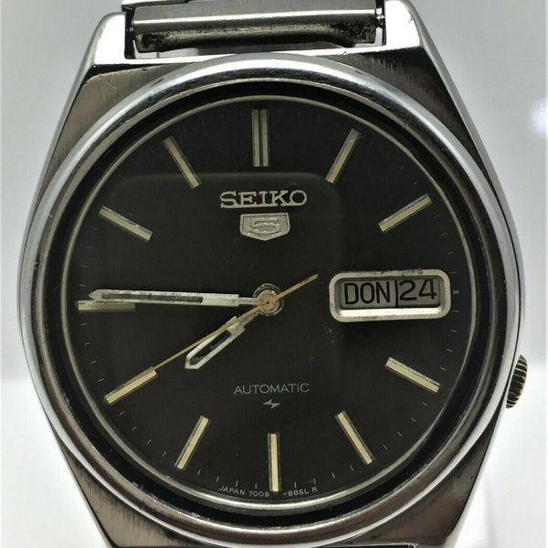 VINTAGE SEIKO 5 AUTOMATIC 7009-821J A1 MEN'S WATCH | WatchCharts