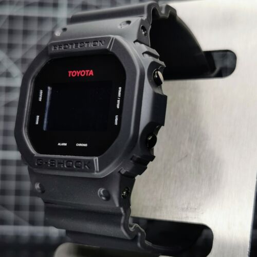 Casio G-Shock DW-5600 TOYOTA Blackout Black Red Square DW