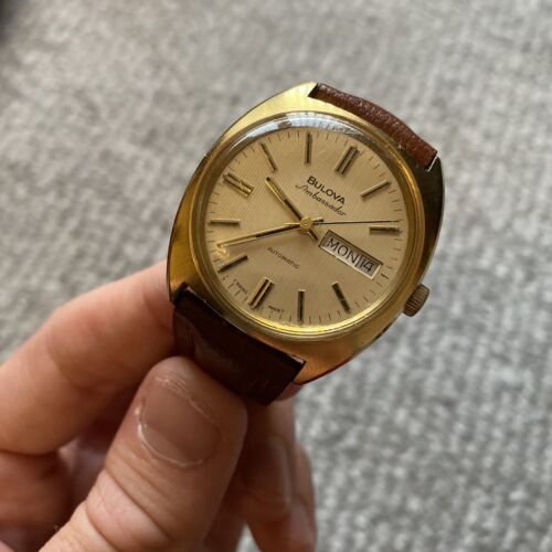 Bulova ambassador gold online watch