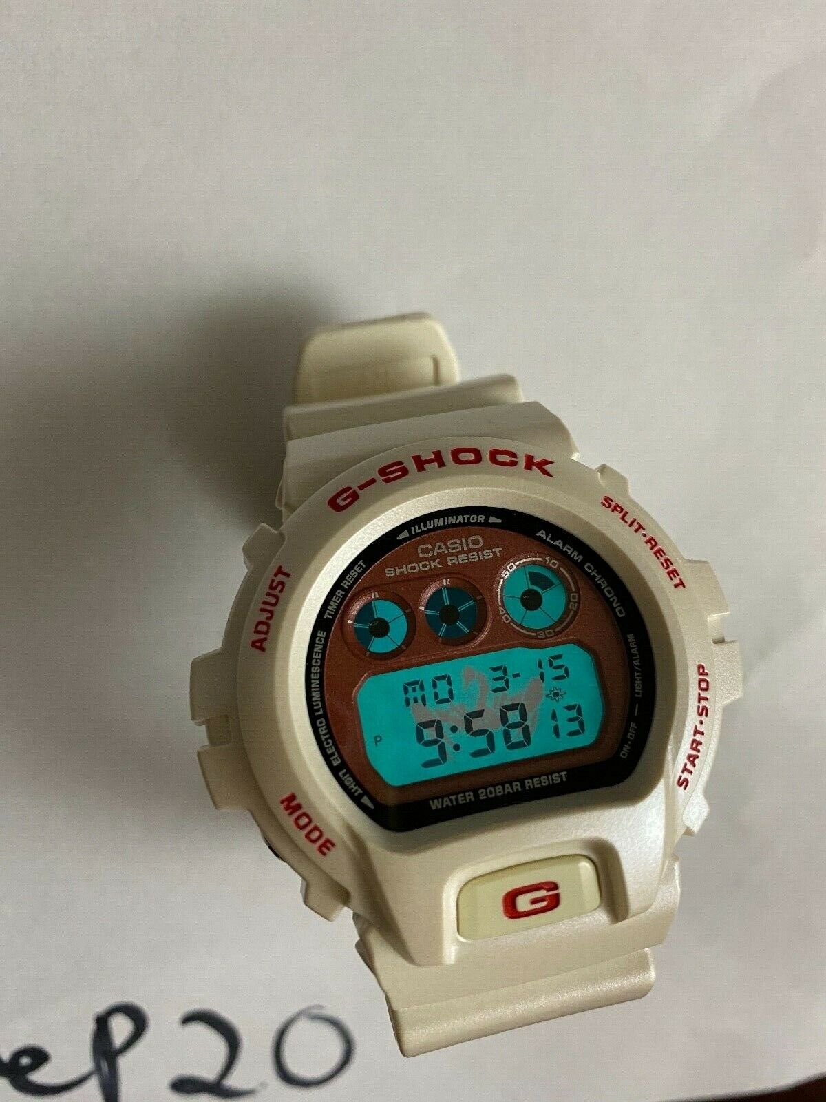 G-SHOCK DW-6900CM-7JF G-FACTORY ホワイト×レッド CASIO G-shock
