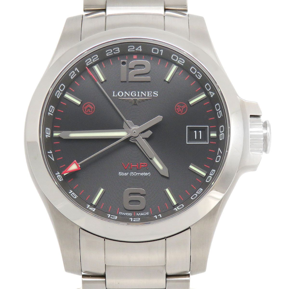 Longines Conquest VHP GMT Model Men's L3.718.4.56.6 Quartz Box with ...