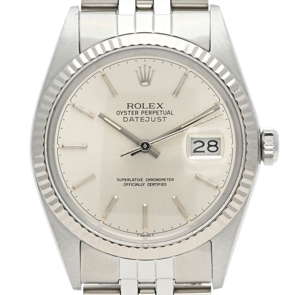 [Wrapping target] Rolex ROLEX Datejust chronometer 16014 wristwatch SS ...