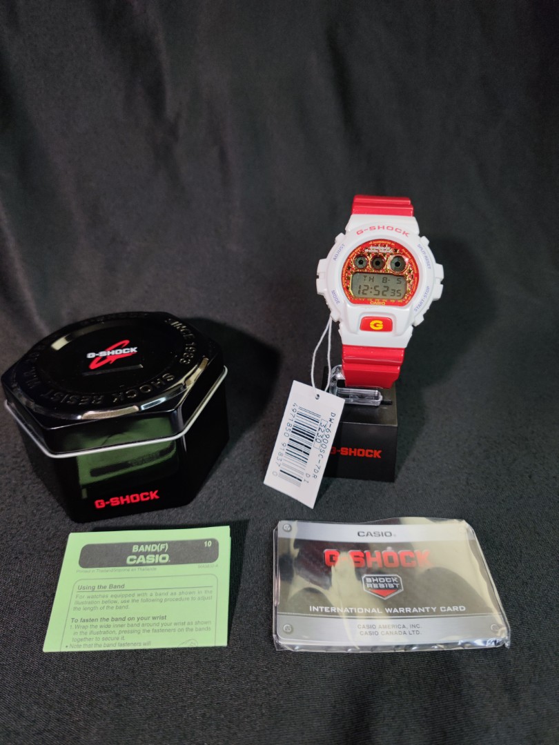G-SHOCK DW-6900SC-7JF ホワイト/レッド 楽天市場】BOX訳ありCASIO カシオ G-SHOCK Gショック ジーショック