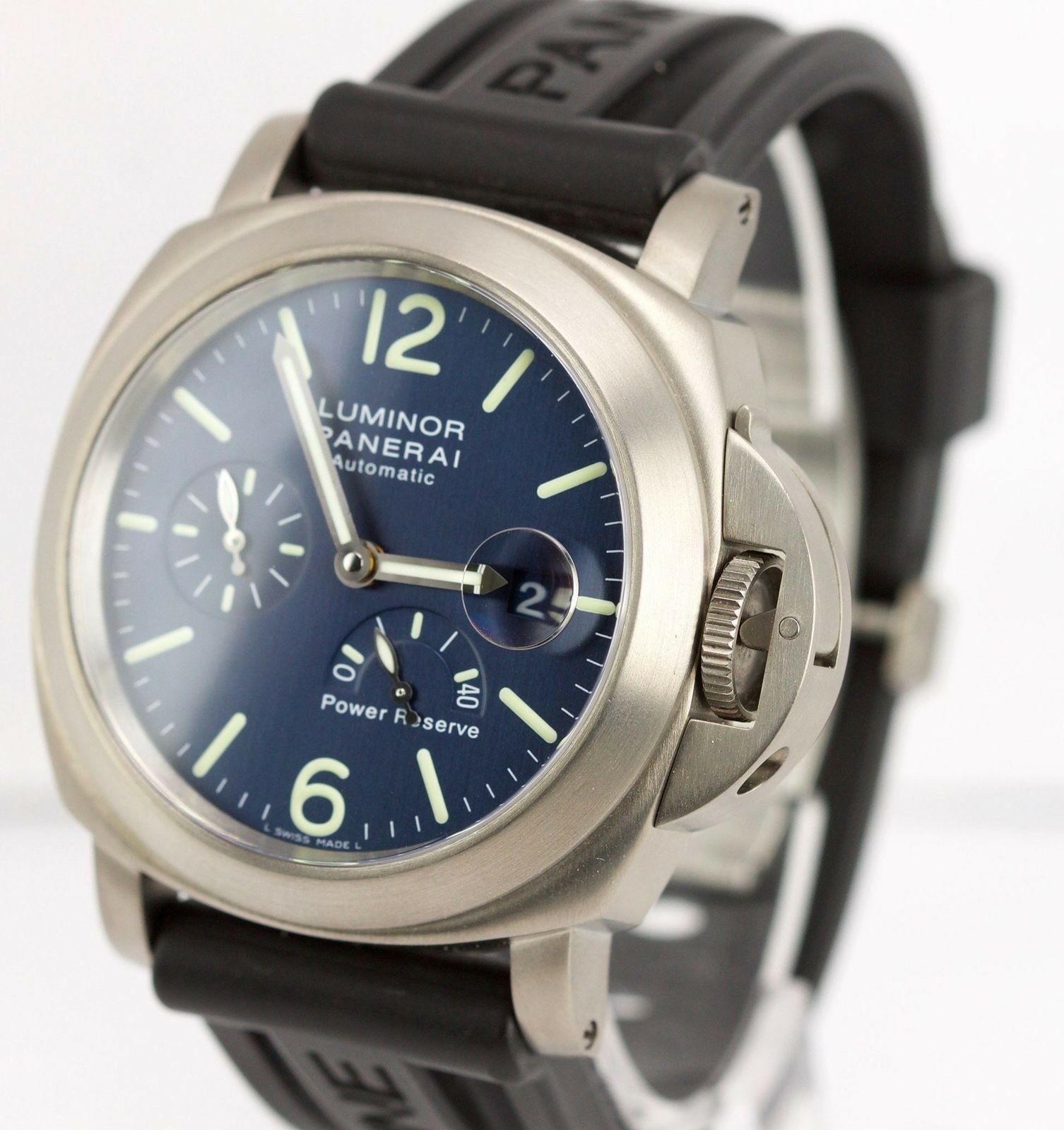 Panerai Luminor Power Reserve PAM 93 Firenze Blue Titanium 44mm