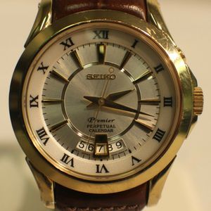 Authentic Men's Seiko Premier Perpetual Calendar 6A32-00R0 Quartz Watch |  WatchCharts