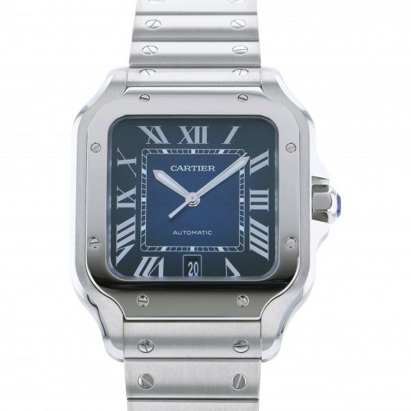 Cartier Cartier Santos LM WSSA0013 blue dial new watch men's | WatchCharts