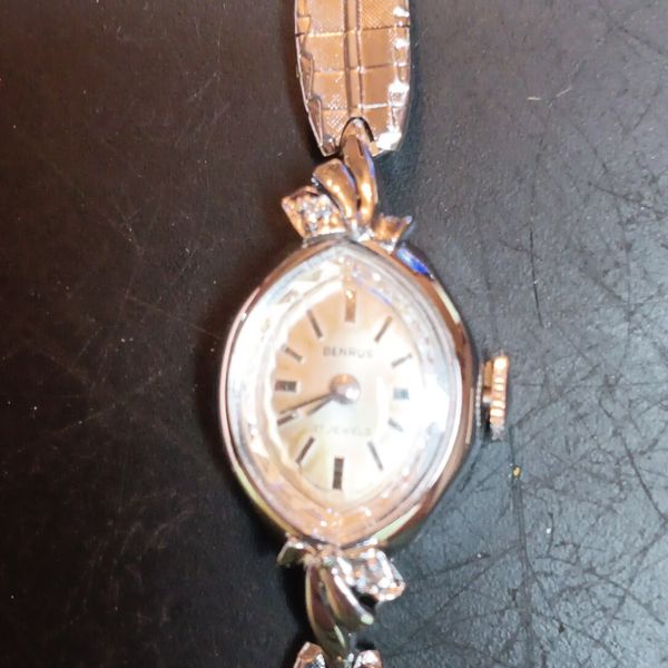 Vintage Benrus Ladies Mechanical Watch Benrus 17 Jewels Ladies Watch ...